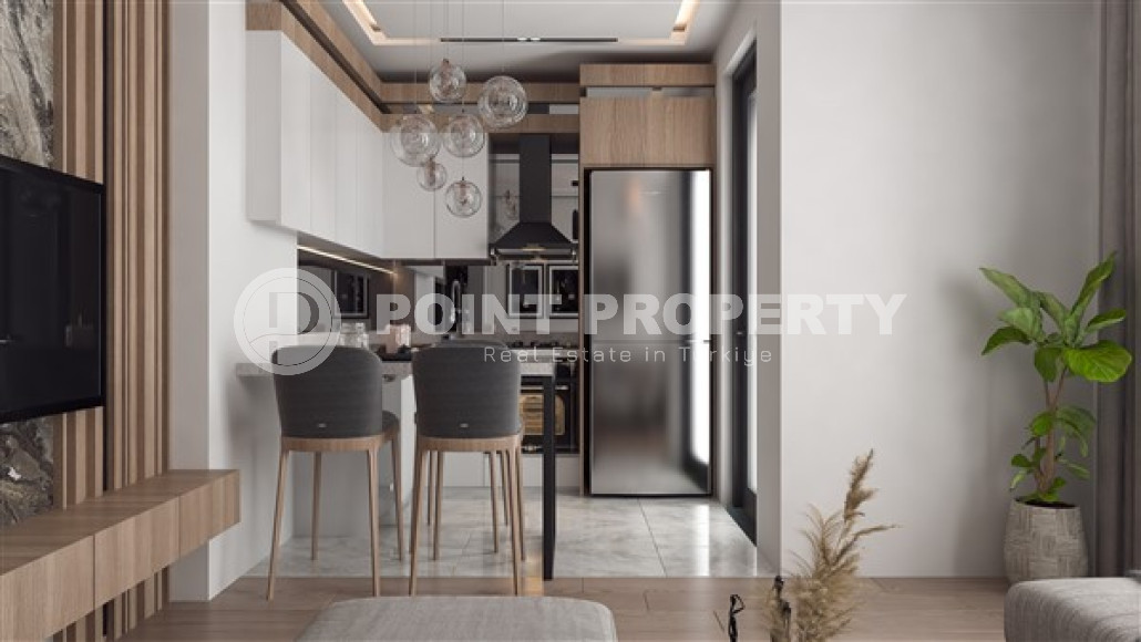 Квартиры с одной спальней, 60м², в строящемся комплексе в элитном районе Анталии -  Лара-id-1826-фото-22