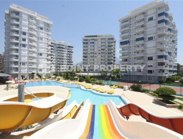 Элегантная квартира 3+1, 165м², с видом на море и горы на первой береговой линии в Тосмуре, Алания-id-1827-фото-1