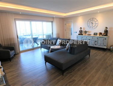 Элегантная квартира 3+1, 165м², с видом на море и горы на первой береговой линии в Тосмуре, Алания-id-1827-фото-3