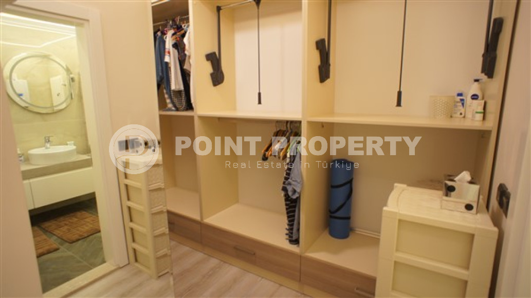 Элегантная квартира 3+1, 165м², с видом на море и горы на первой береговой линии в Тосмуре, Алания-id-1827-фото-13