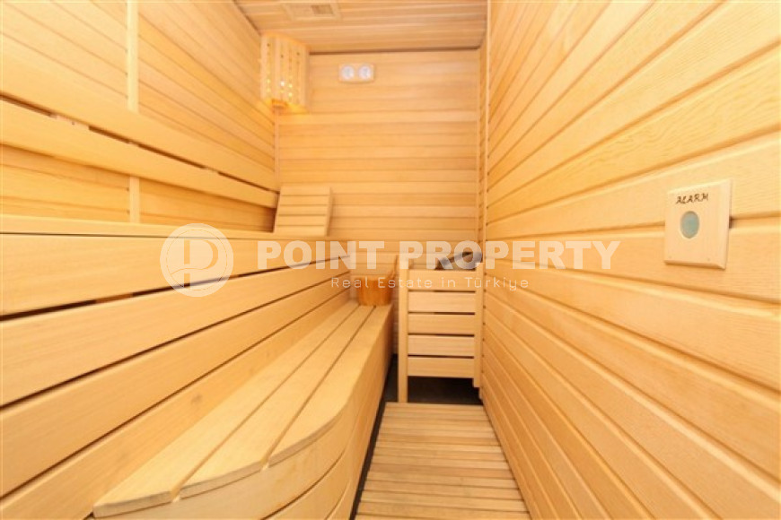 Элегантная квартира 3+1, 165м², с видом на море и горы на первой береговой линии в Тосмуре, Алания-id-1827-фото-30