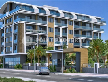 Двухкомнатная квартира, 55м², в комплексе на этапе строительства у моря в Каргыджаке, Алания-id-1829-фото-1