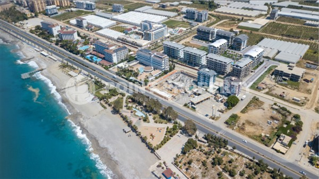 Двухкомнатная квартира, 55м², в комплексе на этапе строительства у моря в Каргыджаке, Алания-id-1829-фото-4