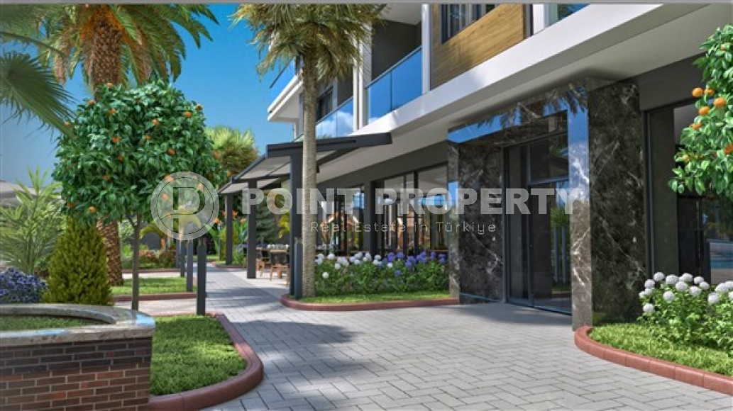 Двухкомнатная квартира, 55м², в комплексе на этапе строительства у моря в Каргыджаке, Алания-id-1829-фото-16