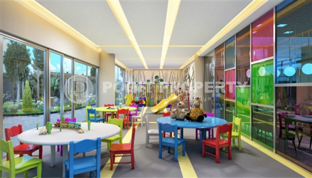 Двухкомнатная квартира, 55м², в комплексе на этапе строительства у моря в Каргыджаке, Алания-id-1829-фото-22