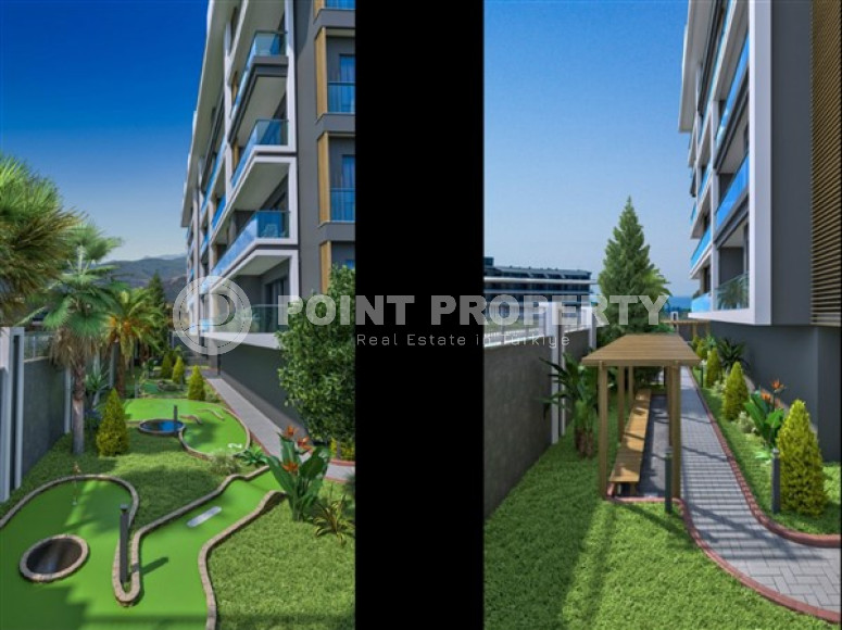 Двухкомнатная квартира, 55м², в комплексе на этапе строительства у моря в Каргыджаке, Алания-id-1829-фото-26