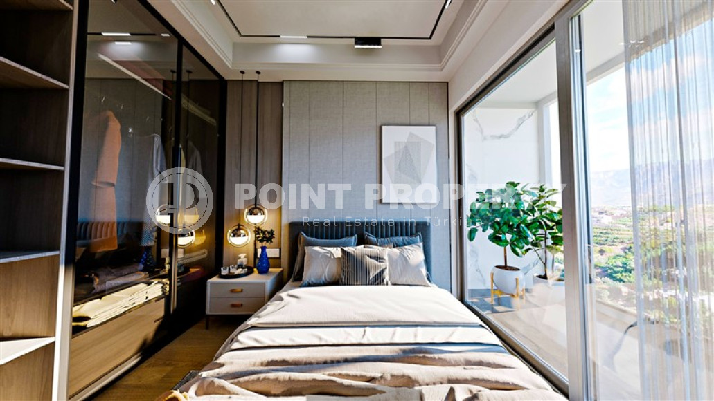 Двухэтажная четырехкомнатная вилла, 126м², в элитной резиденции на этапе строительства в Каргыджаке-id-1830-фото-8