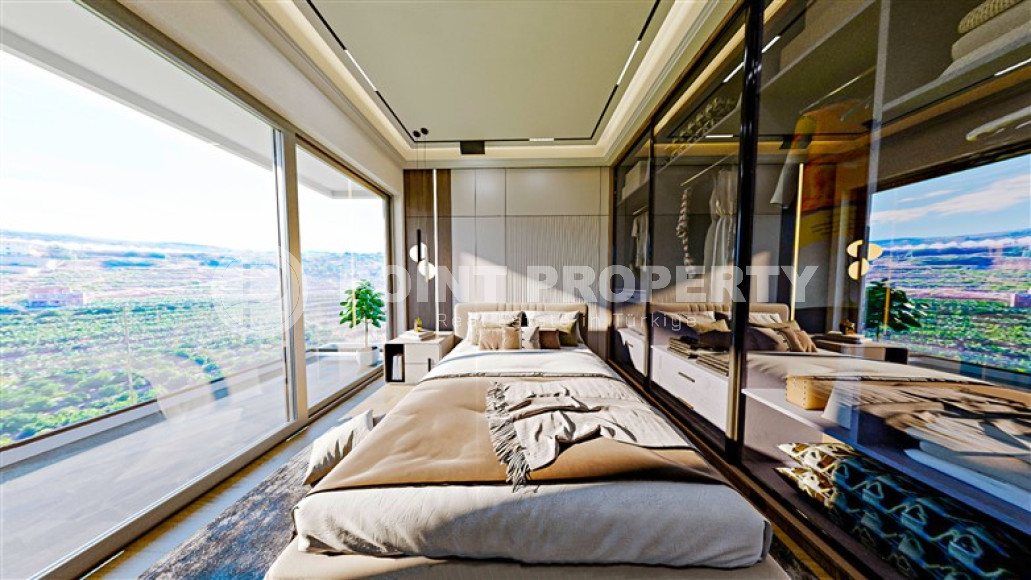 Двухэтажная четырехкомнатная вилла, 126м², в элитной резиденции на этапе строительства в Каргыджаке-id-1830-фото-10