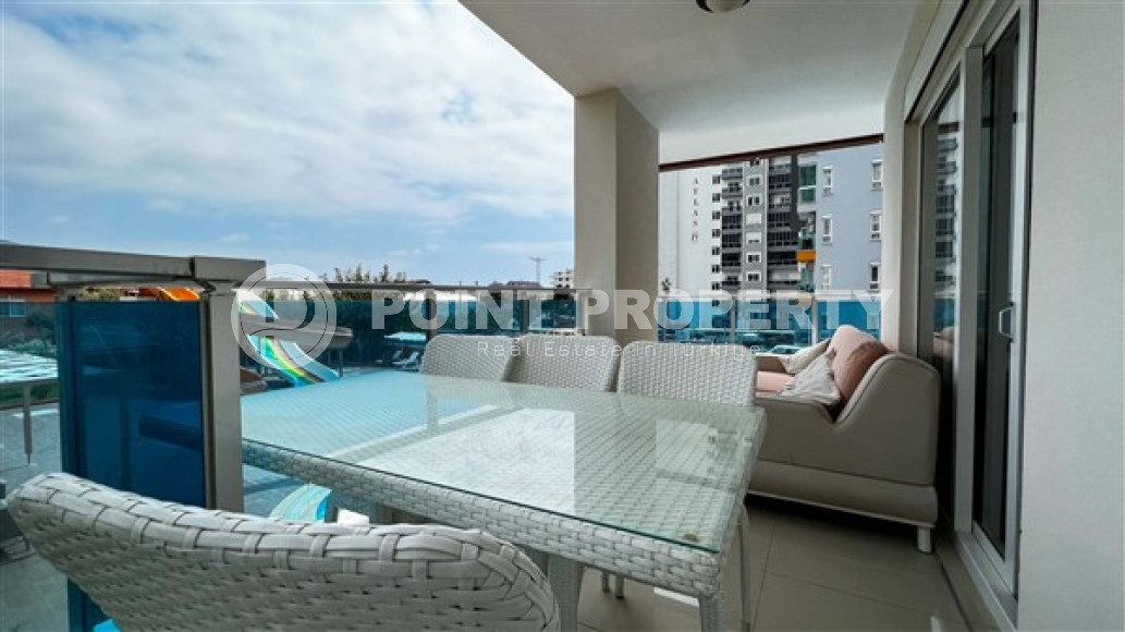 Готовые к проживанию, апартаменты 2+1, 110м², в резиденции премиум класса, у моря в Махмутларе, Алания-id-1831-фото-14