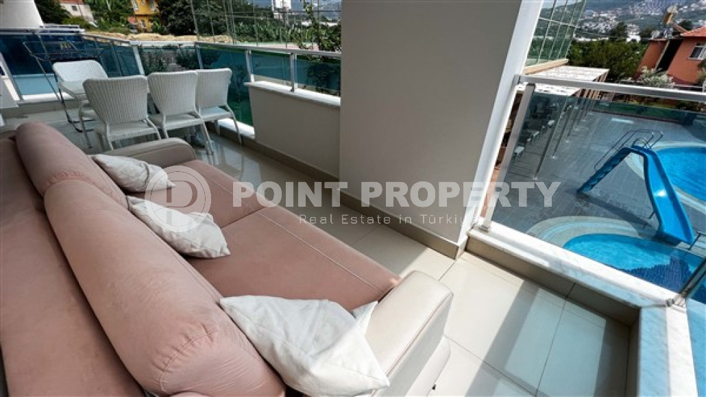 Готовые к проживанию, апартаменты 2+1, 110м², в резиденции премиум класса, у моря в Махмутларе, Алания-id-1831-фото-15