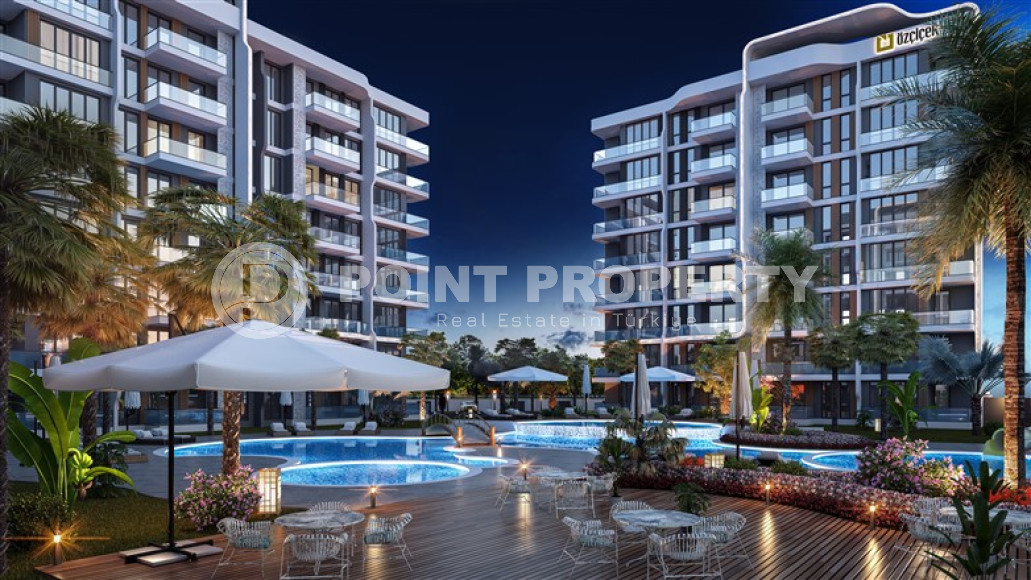 Two-room apartments, 75 m², in a luxury complex under construction in the Antalya area - Lara-id-1832-photo-2