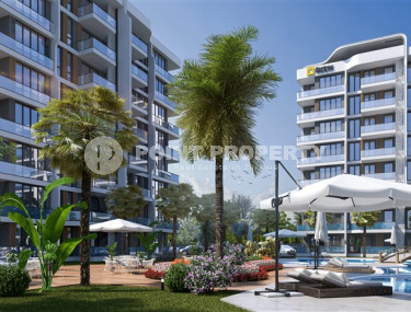 Двухкомнатные квартиры, 75м², в строящемся элитном комплексе в районе Анталии -  Лара-id-1832-фото-3