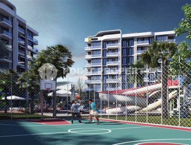 Двухкомнатные квартиры, 75м², в строящемся элитном комплексе в районе Анталии -  Лара-id-1832-фото-5