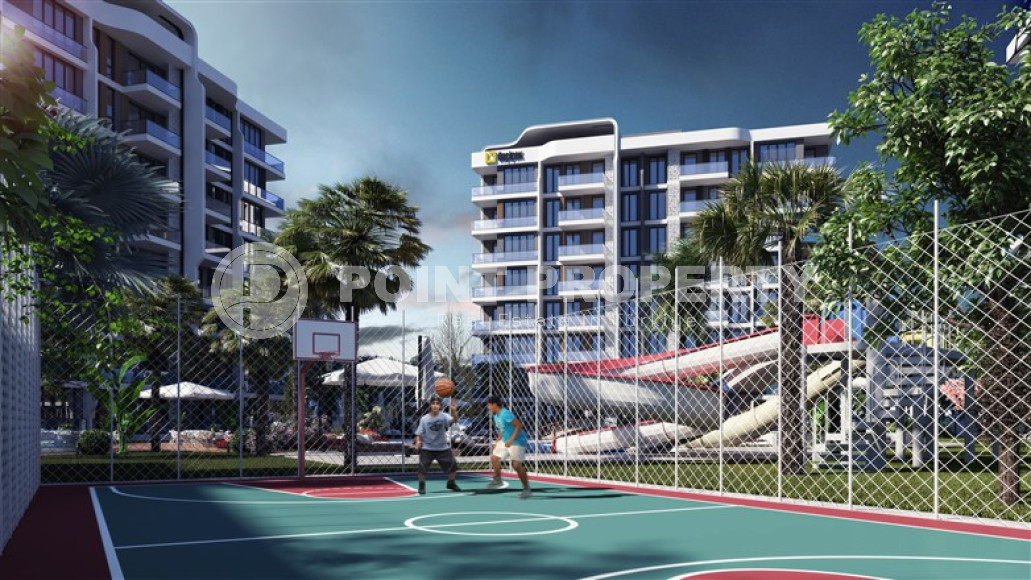 Two-room apartments, 75 m², in a luxury complex under construction in the Antalya area - Lara-id-1832-photo-5