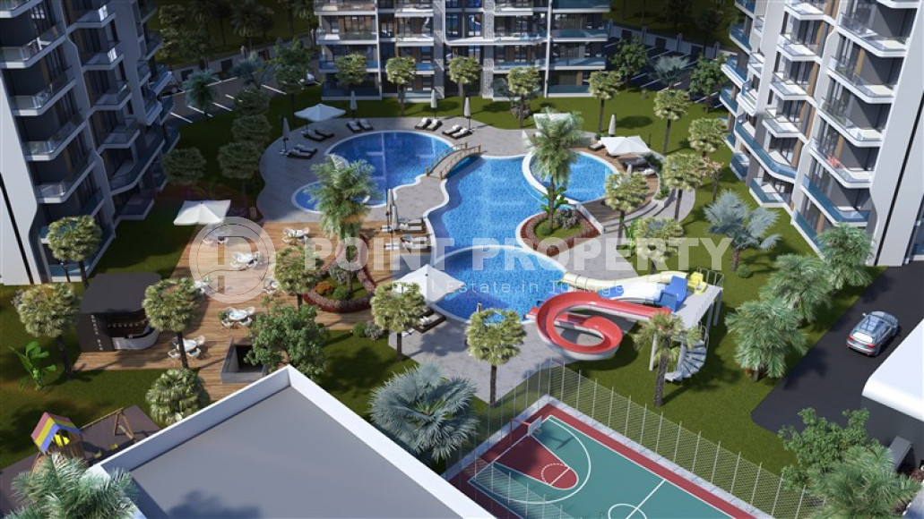 Two-room apartments, 75 m², in a luxury complex under construction in the Antalya area - Lara-id-1832-photo-7