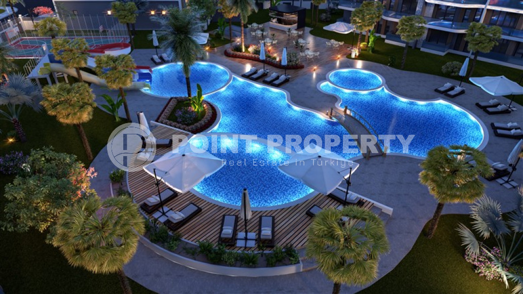 Two-room apartments, 75 m², in a luxury complex under construction in the Antalya area - Lara-id-1832-photo-11