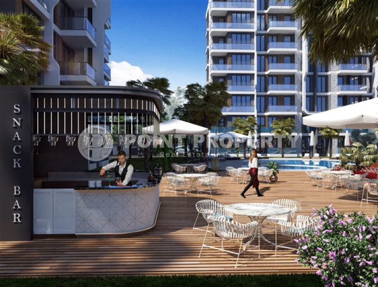 Two-room apartments, 75 m², in a luxury complex under construction in the Antalya area - Lara-id-1832-photo-13