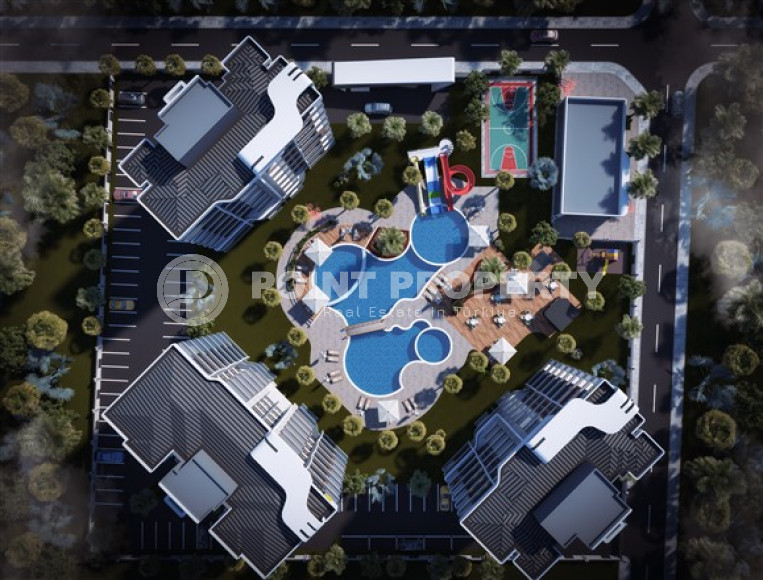 Two-room apartments, 75 m², in a luxury complex under construction in the Antalya area - Lara-id-1832-photo-15