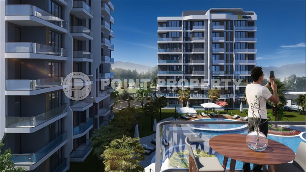 Two-room apartments, 75 m², in a luxury complex under construction in the Antalya area - Lara-id-1832-photo-16