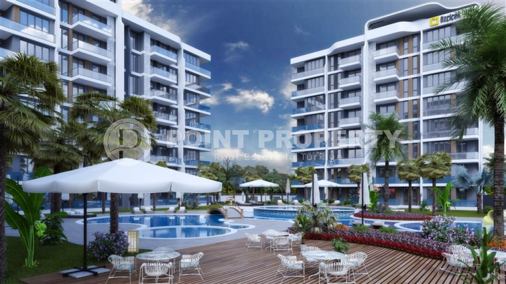 Two-room apartments, 75 m², in a luxury complex under construction in the Antalya area - Lara-id-1832-photo-17