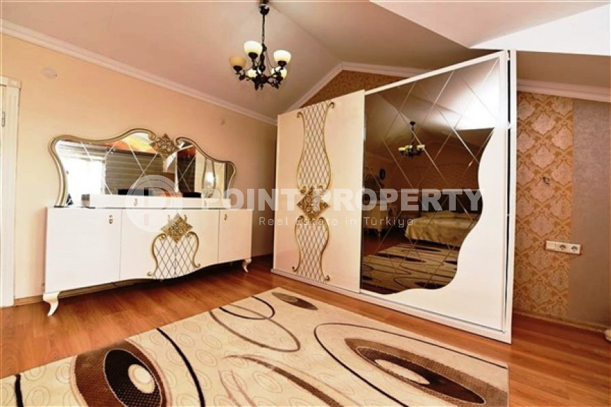 Меблированная вилла 4+1 в районе Алании Демирташ, в коттеджном поселке с инфраструктурой-id-1833-фото-34