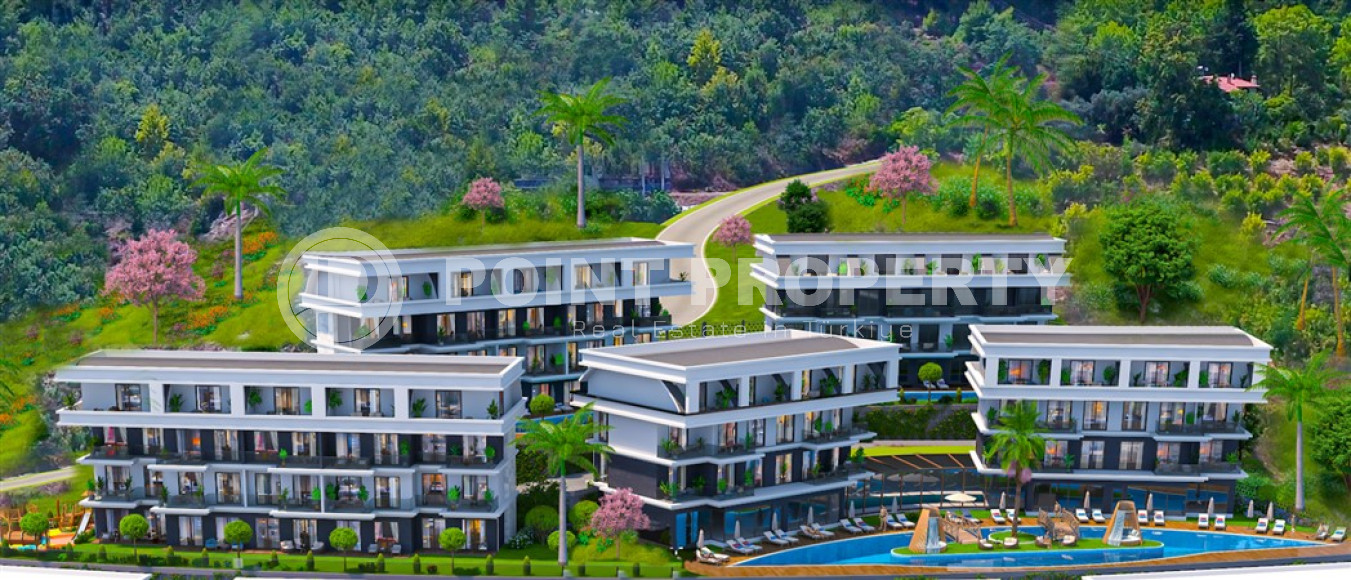 Apartments 1+1 and 2+1 – penthouses, 50m² - 85m², in a luxury residence under construction in Kargicak-id-1834-photo-8