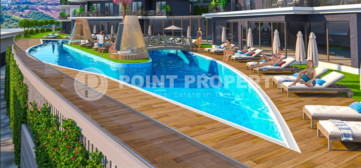 Apartments 1+1 and 2+1 – penthouses, 50m² - 85m², in a luxury residence under construction in Kargicak-id-1834-photo-11