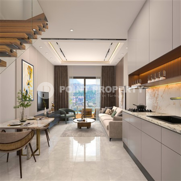 Apartments 1+1 and 2+1 – penthouses, 50m² - 85m², in a luxury residence under construction in Kargicak-id-1834-photo-27