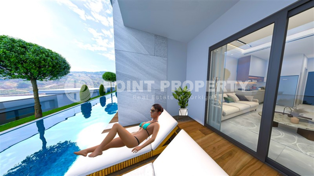 Apartments 1+1 and 2+1 – penthouses, 50m² - 85m², in a luxury residence under construction in Kargicak-id-1834-photo-33