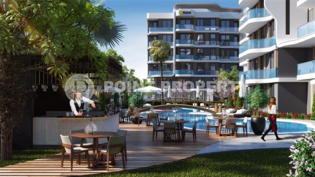Two-room apartments, 60 m², in a newly built complex with good infrastructure in the Lara area, Antalya-id-1842-photo-3