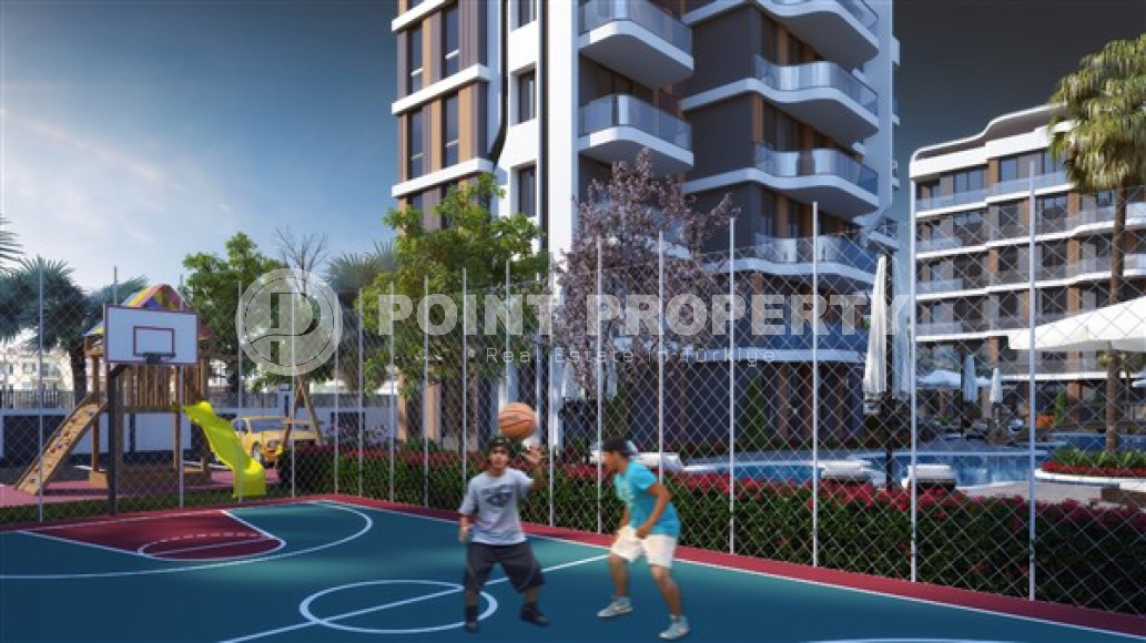 Two-room apartments, 60 m², in a newly built complex with good infrastructure in the Lara area, Antalya-id-1842-photo-6