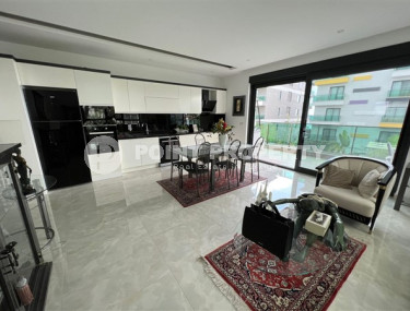 Элегантная квартира с двумя спальнями, 110м², на первой береговой линии в Каргыджаке, Алания-id-1844-фото-3