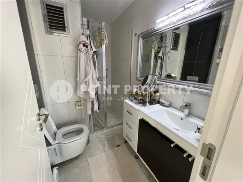 Элегантная квартира с двумя спальнями, 110м², на первой береговой линии в Каргыджаке, Алания-id-1844-фото-6