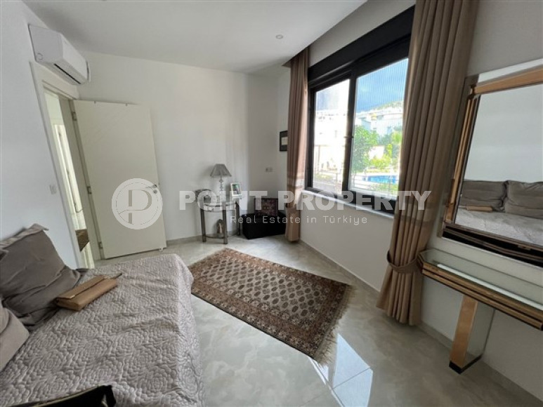 Элегантная квартира с двумя спальнями, 110м², на первой береговой линии в Каргыджаке, Алания-id-1844-фото-12