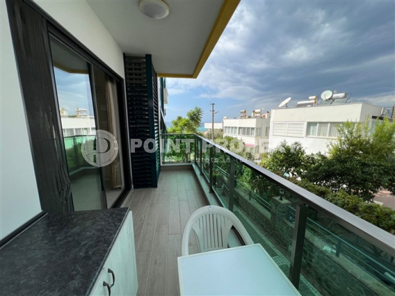 Элегантная квартира с двумя спальнями, 110м², на первой береговой линии в Каргыджаке, Алания-id-1844-фото-13