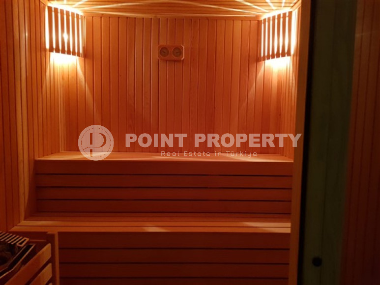 Элегантная квартира с двумя спальнями, 110м², на первой береговой линии в Каргыджаке, Алания-id-1844-фото-15