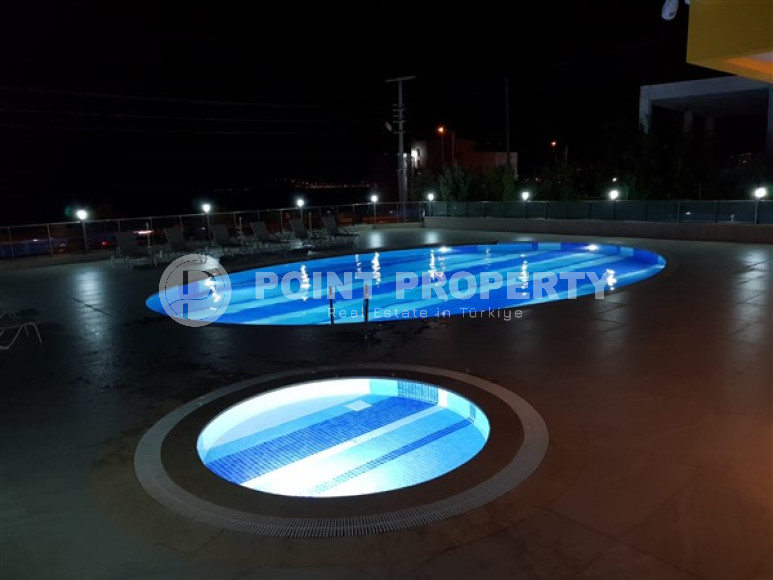 Элегантная квартира с двумя спальнями, 110м², на первой береговой линии в Каргыджаке, Алания-id-1844-фото-17