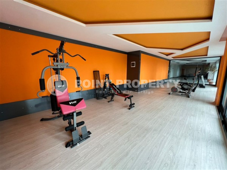 Элегантная квартира с двумя спальнями, 110м², на первой береговой линии в Каргыджаке, Алания-id-1844-фото-18