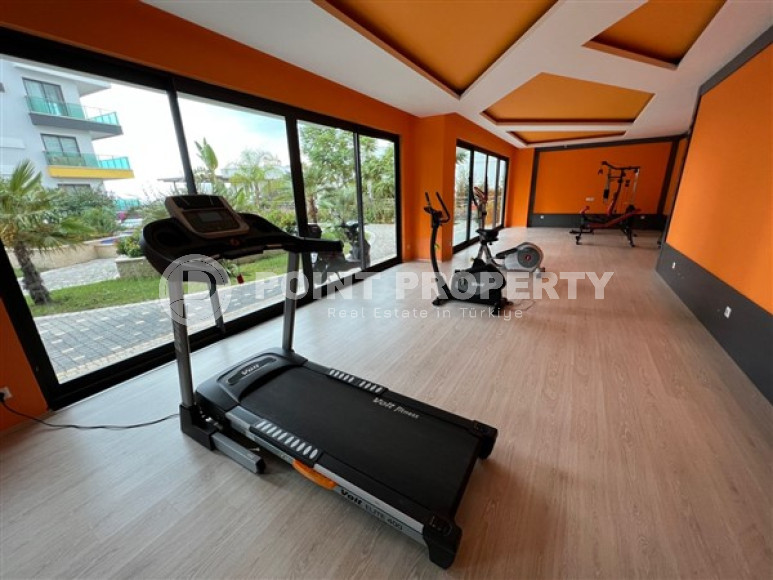 Элегантная квартира с двумя спальнями, 110м², на первой береговой линии в Каргыджаке, Алания-id-1844-фото-19