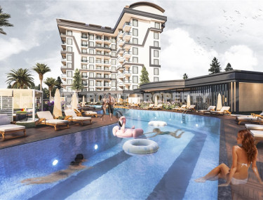 Масштабный комплекс с отельной инфраструктурой в новом инвестиционном районе Алании Пайялар, низкие цены и беспроцентная рассрочка!-id-1121-фото-3