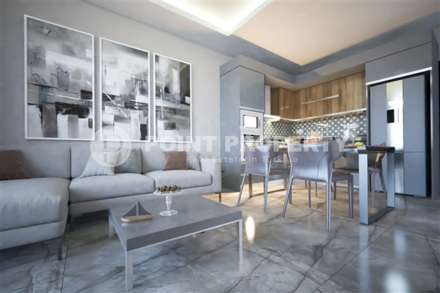 От строительной компании: квартиры в комплексе премиум класса в 100м от моря в районе Каргыджак-id-1850-фото-4