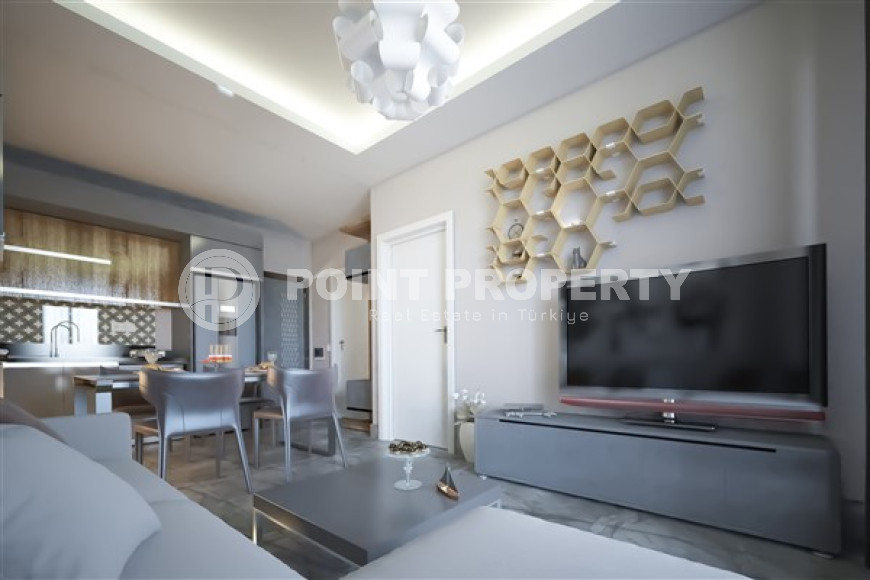 От строительной компании: квартиры в комплексе премиум класса в 100м от моря в районе Каргыджак-id-1850-фото-5