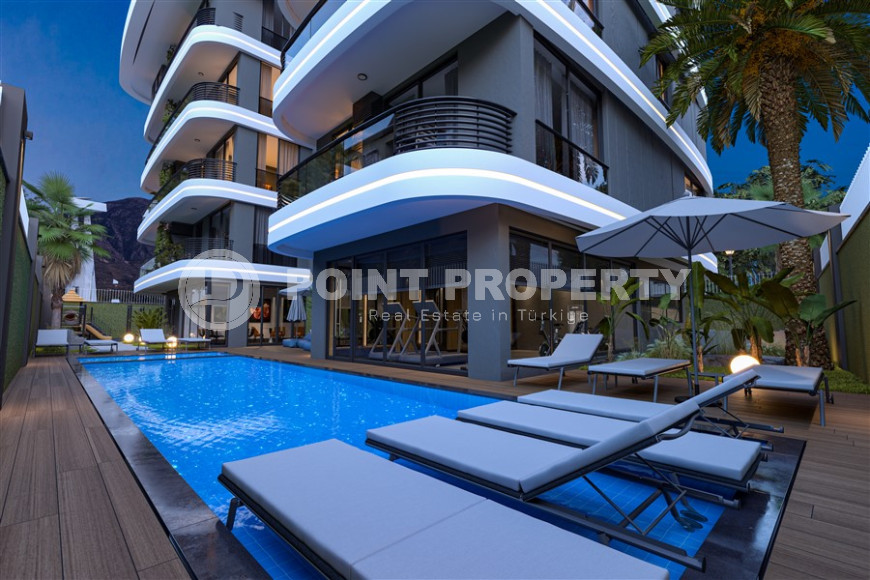 Complex in a sought-after area of Alanya, Oba. 450 meters to the beach.-id-1119-photo-4