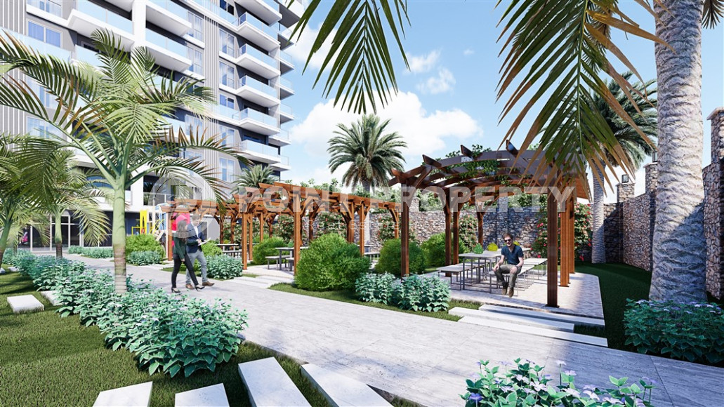 Highly liquid real estate in the actively developing area of Alanya - Payallar. Penthouses 110 m2 by the sea.-id-1122-photo-6