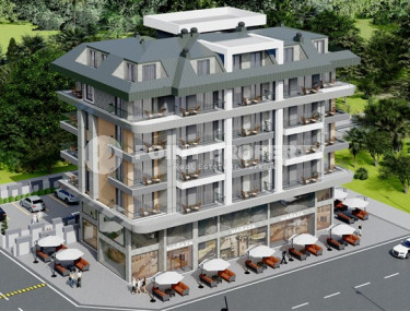 Apartments, 62-159m², in a complex at the initial stage of construction 100m from the sea in the Kargicak area-id-1859-photo-4