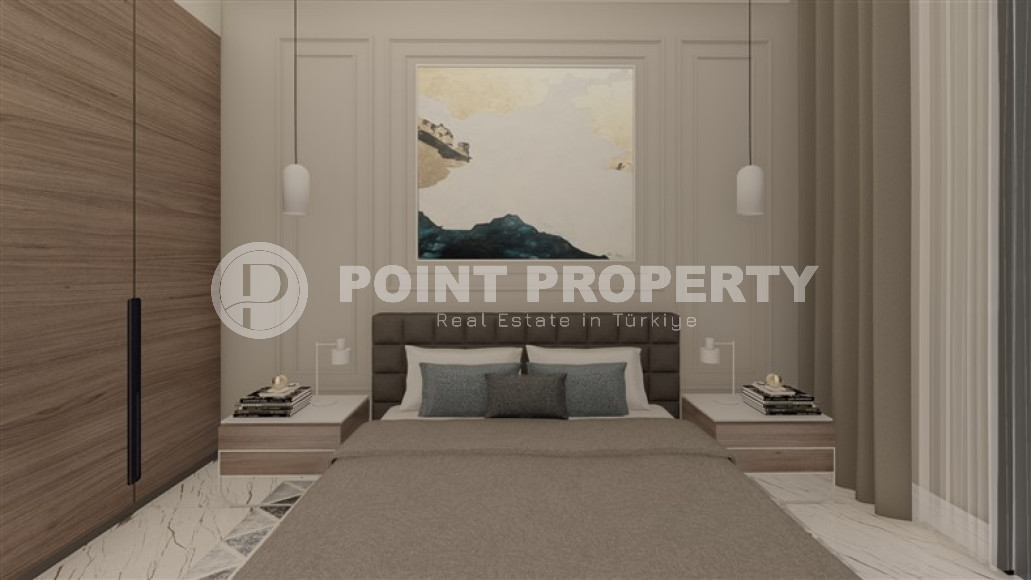 Apartments, 62-159m², in a complex at the initial stage of construction 100m from the sea in the Kargicak area-id-1859-photo-17