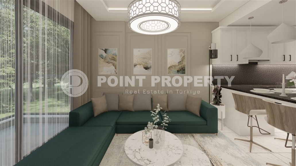 Apartments, 62-159m², in a complex at the initial stage of construction 100m from the sea in the Kargicak area-id-1859-photo-19