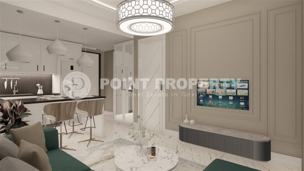 Apartments, 62-159m², in a complex at the initial stage of construction 100m from the sea in the Kargicak area-id-1859-photo-20