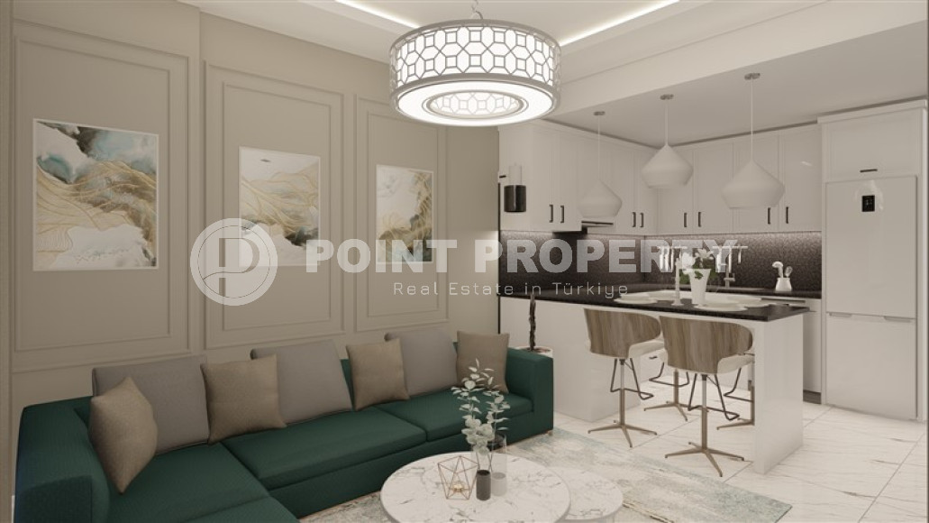 Apartments, 62-159m², in a complex at the initial stage of construction 100m from the sea in the Kargicak area-id-1859-photo-21