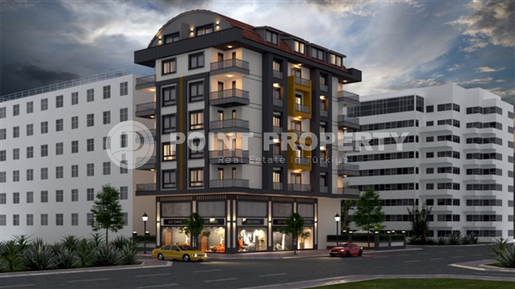 Новый пентхаус двумя спальнями, 148м², в 200м от побережья в Махмутларе, Алания-id-1860-фото-3